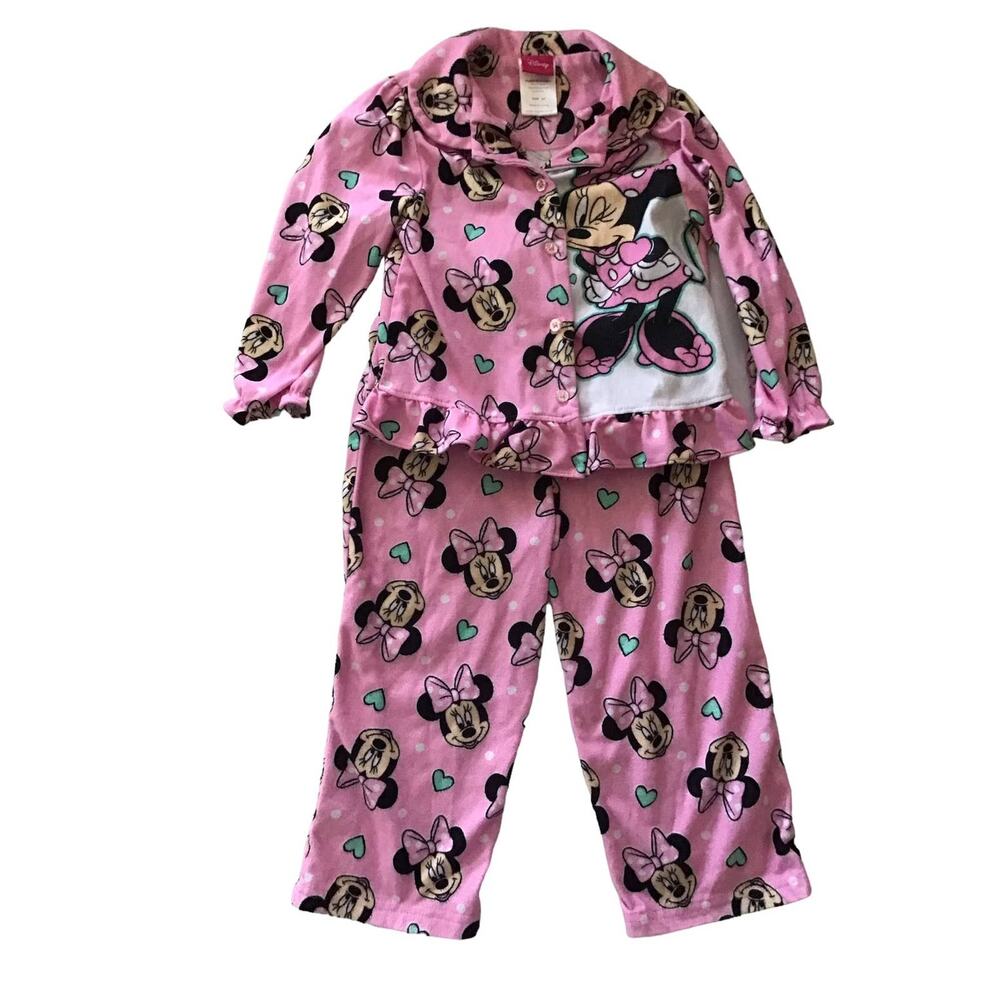Disney Minnie Mouse 2 Piece PJ’s Size 4T